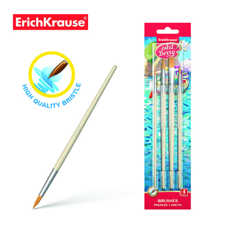 Четки 1/4 комбинирани, синтетик ArtBerry -2,3,5 /8